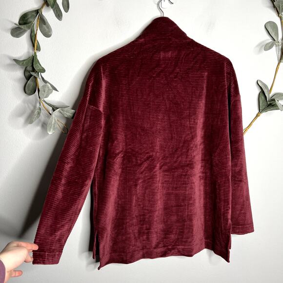 Maroon Mock Neck Tunic LAST CALL - Picture 5 of 5
